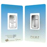 10 gram PAMP Suisse Silver Bar - Romanesque Cross (in Assay) .999 Fine