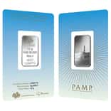 10 gram PAMP Suisse Silver Bar - Ka 'Bah Mecca (in Assay) .999 Fine