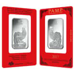 1 oz PAMP Suisse Year of the Rooster Silver Bar (In Assay)