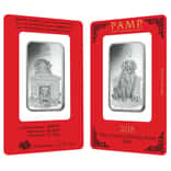 1 oz PAMP Suisse Year of the Dog Silver Bar (In Assay)