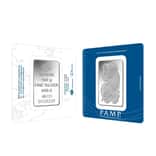 100 gram PAMP Suisse Lady Fortuna Silver Bar .999 Fine (In Assay)