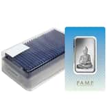 Box of 25 - 1 oz PAMP Suisse Silver Bar - Buddha (in Assay) .999 Fine