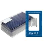 Box of 25 - 10 Gram PAMP Suisse Lady Fortuna Silver Bar .999 Fine (In Assay)