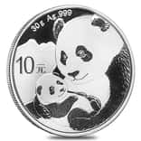 2019 30 gram Chinese Silver Panda 10 Yuan .999 Fine BU