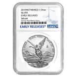 2019 1 oz Mexican Silver Libertad Coin NGC MS 69 Early Releases