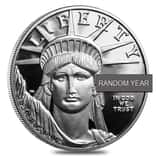 1/2 oz Proof Platinum American Eagle In Cap (Random Year)