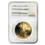 1988 W 1 oz $50 Proof Gold American Eagle NGC PF 70 UCAM