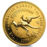 2000 1 oz Australian Gold Nugget Perth Mint Coin .9999 Fine BU