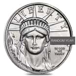 1 oz Platinum American Eagle (Abrasions, Random Year)