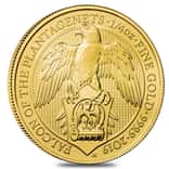 2019 Great Britain 1/4 oz Gold Queen's Beasts (Falcon) Coin .9999 Fine BU