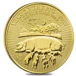 2019 Great Britain 1 oz Gold Year of the Pig Coin .9999 Fine BU