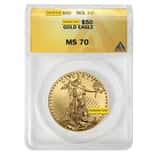 1 oz $50 Gold American Eagle ANACS MS 70 (Random Year)