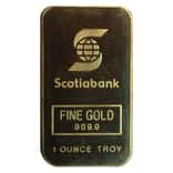 1 oz Engelhard Scotiabank Gold Vintage Bar .9999 Fine (Sealed)
