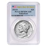 2018 W 1 Oz Proof Palladium American Eagle Pcgs PF 70 Fdoi