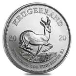 2020 South Africa 1 oz Silver Krugerrand BU