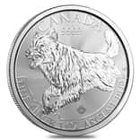 2018 1 oz Canadian Silver Wolf Predator Series $5 Coin .9999 Fine Silver