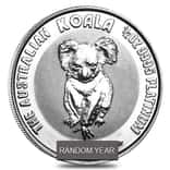 1/2 oz Platinum Australian Koala Coin BU (Random Year)