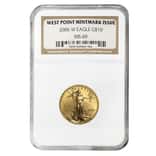 2006 W 1/4 oz $10 Burnished Gold American Eagle NGC MS 69