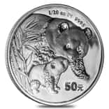 2004 1/20 oz Platinum Chinese Panda 50 Yuan BU (Sealed)