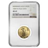 2008 W 1/4 oz $10 Burnished Gold American Eagle NGC MS 69