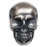 2017 1/2 Kilo Palau Big Skull High Relief Antiqued Silver Coin $25 .999 Fine
