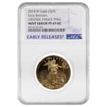 2018-W 1/2 oz $25 Proof Gold American Eagle NGC PF 69 UCAM Early Releases Mint Error