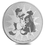 2018 1 oz Niue Silver $2 Disney Scrooge McDuck BU