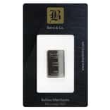 1/10 oz Baird Mint Platinum Bar .9995 Fine (In Assay)