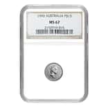 1990 1/10 oz $15 Platinum Australian Koala NGC MS 67