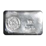 10 oz Federal Refining Silver Hand Poured Bar .999 Fine