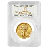 2016 1/2 oz Walking Liberty Half Dollar Centennial Gold Coin PCGS SP 70 First Strike