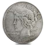 1934 Silver Peace Dollar VG-VF