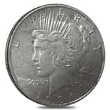1934 D Silver Peace Dollar XF