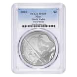 2018 1 oz Niue Silver $2 Star Wars Darth Vader PCGS MS 69 FS