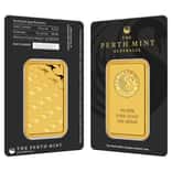100 Gram Perth Mint Gold Bar .9999 Fine (in Assay)