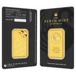 1 oz Perth Mint Gold Bar .9999 Fine (in Assay)