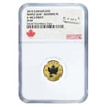 2015 1/10 oz Gold Canadian Maple Leaf E=mc2 Privy NGC PF 69