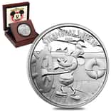 2014 1 oz Niue Proof Silver $2 Disney Steamboat Willie (w/Box & COA)