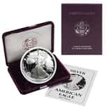 1990-S 1 oz Proof Silver American Eagle (w/Box & COA)