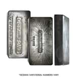 100 oz Engelhard Old Hand Poured Silver Bar .999 Fine
