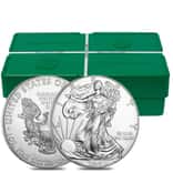 Monster Box of 500 - 2019 1 oz Silver American Eagle $1 Coin BU (25 Roll, Tube of 20)