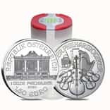 Roll of 20 - 2020 1 oz Austrian Silver Philharmonic Coin BU (Lot, Tube of 20)