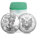 Roll of 20 - 2020 1 oz Silver American Eagle $1 Coin BU (Lot, Tube of 20)