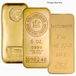 5 oz Generic Gold Bar .999+ Fine (Secondary Market)
