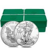 Monster Box of 500 - 2021 1 oz Silver American Eagle $1 Coin BU (25 Roll, Tube of 20)