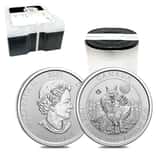 Monster Box of 280 - 2021 2 oz Royal Canadian Creatures of the North Series Werewolf Silver Coin BU (20 Roll, Tube of 14)