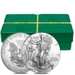 2021 (S) 1 oz Silver American Eagle $1 Coin BU - Sealed Monster Box (San Francisco Mint)