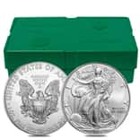 Monster Box of 500 - 2004 1 oz Silver American Eagle $1 Coin BU (25 Tubes of 20)