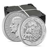 Monster Box of 200 - 2023 GB 2 oz Silver The Tudor Beasts Bull of Clarence Coin BU