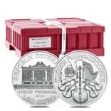 Monster Box of 500 - 2022 1 oz Austrian Silver Philharmonic Coin BU (25 Roll, Tube of 20)